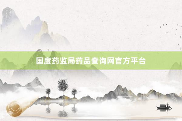 国度药监局药品查询网官方平台